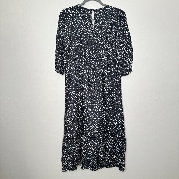 Isabel Maternity by Ingrid & Isabel Gray & White Maxi Dress NWT - Picture 4 of 7